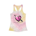 Love Life Tragedy Heart Tie Dye Tank