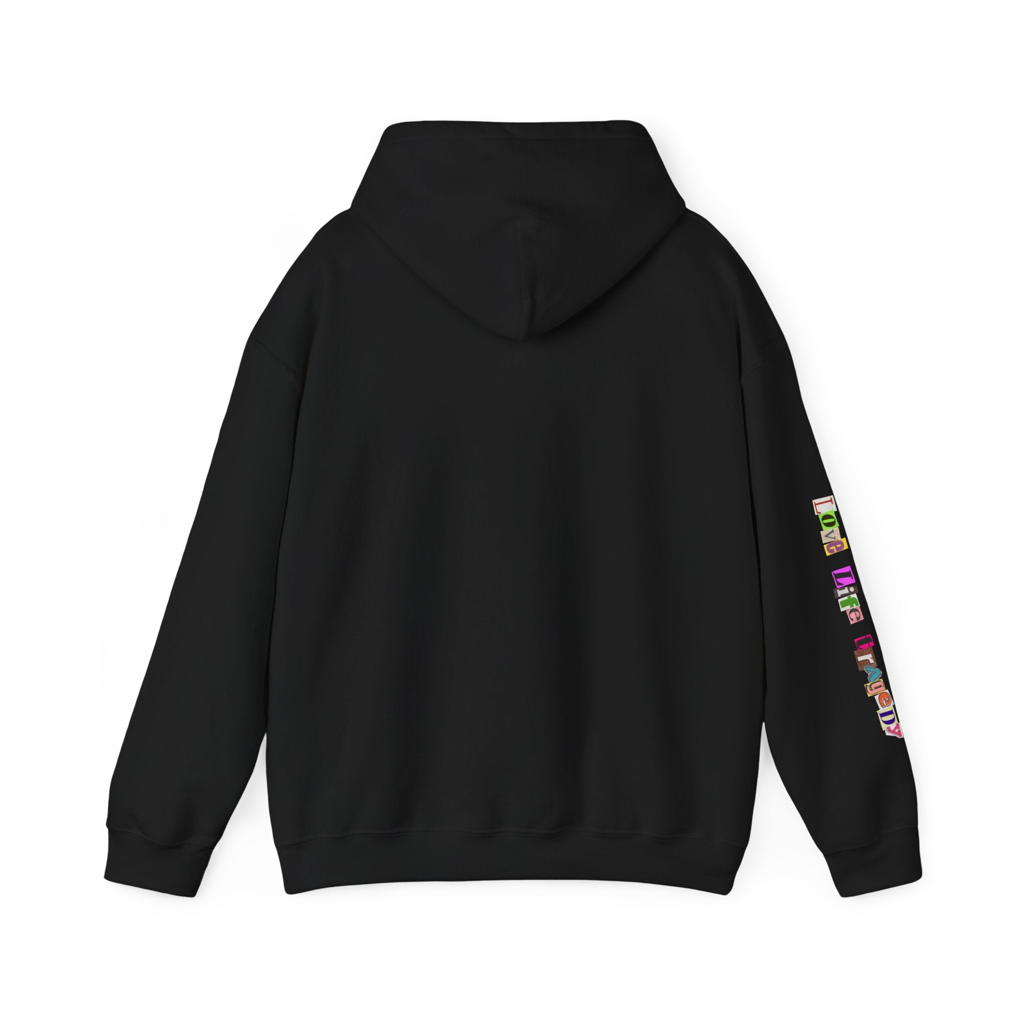 Love Life Tragedy Old School Scrapbook Hoodie
