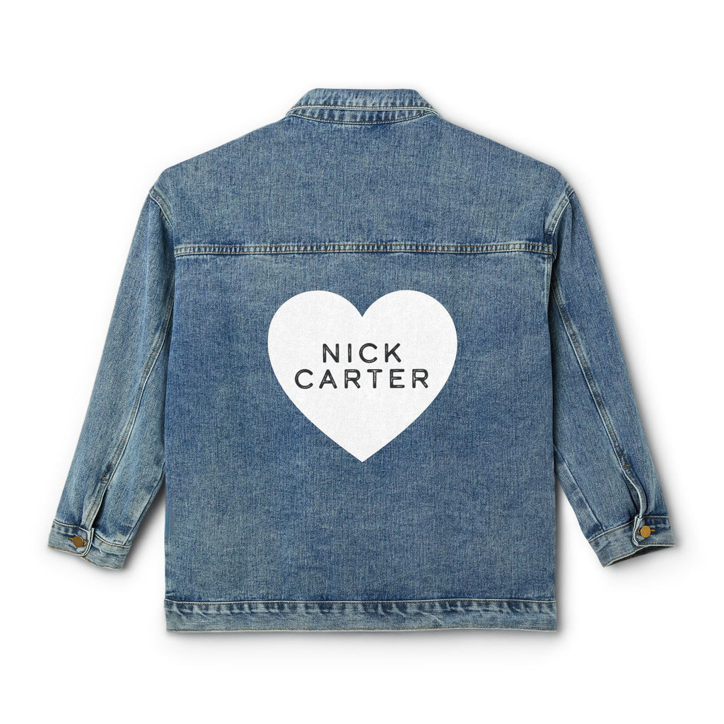 NC Heart Oversized Denim Jacket