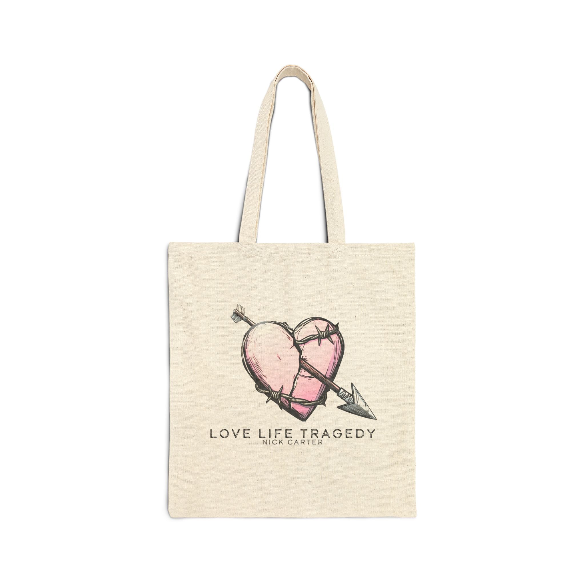 Love Life Tragedy Canvas Tote