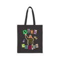 Old School Scrapbook Canvas Tote
