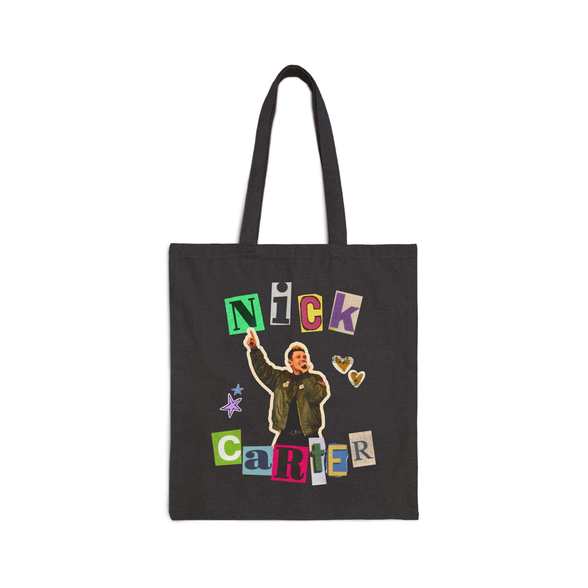 Old School Scrapbook Canvas Tote