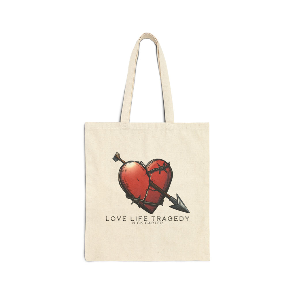 Love Life Tragedy Canvas Tote