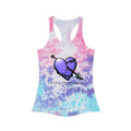 Love Life Tragedy Heart Tie Dye Tank
