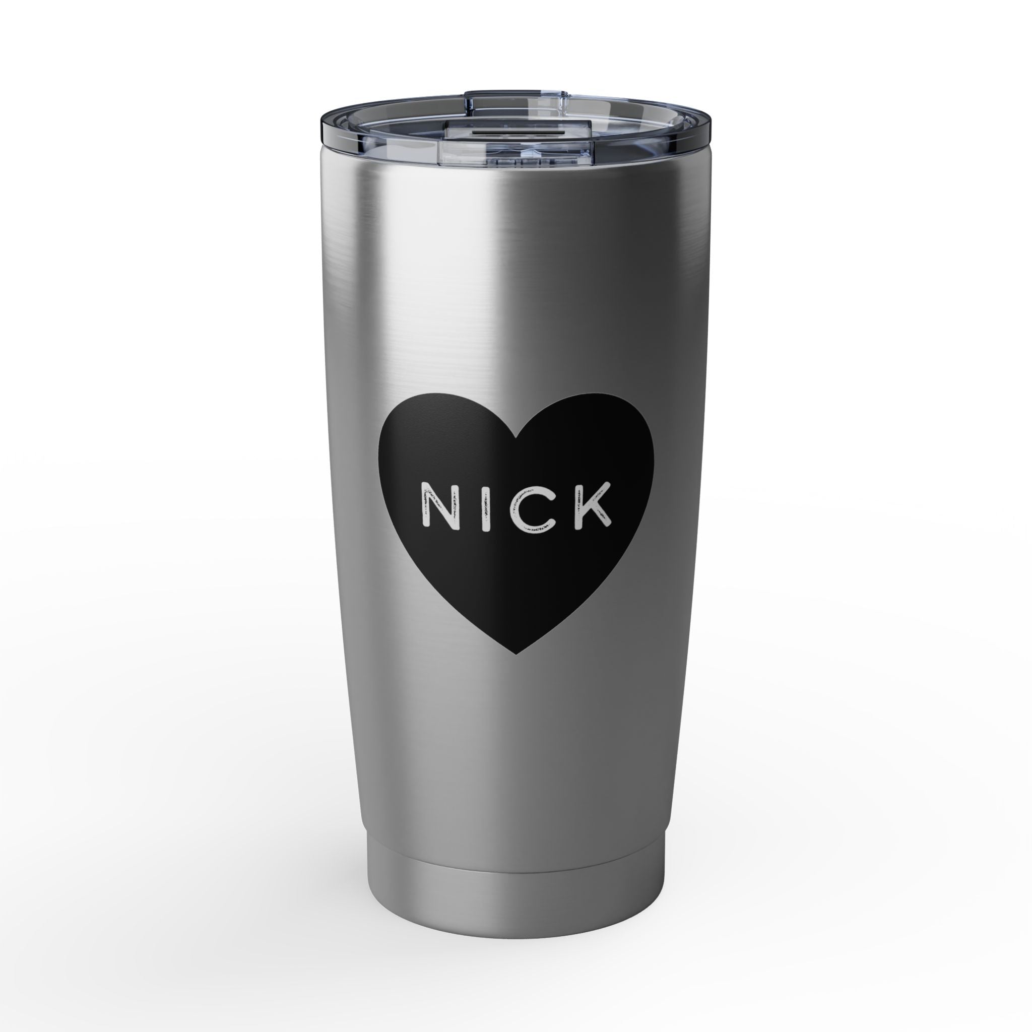 Nick Heart Stainless Steel Tumbler