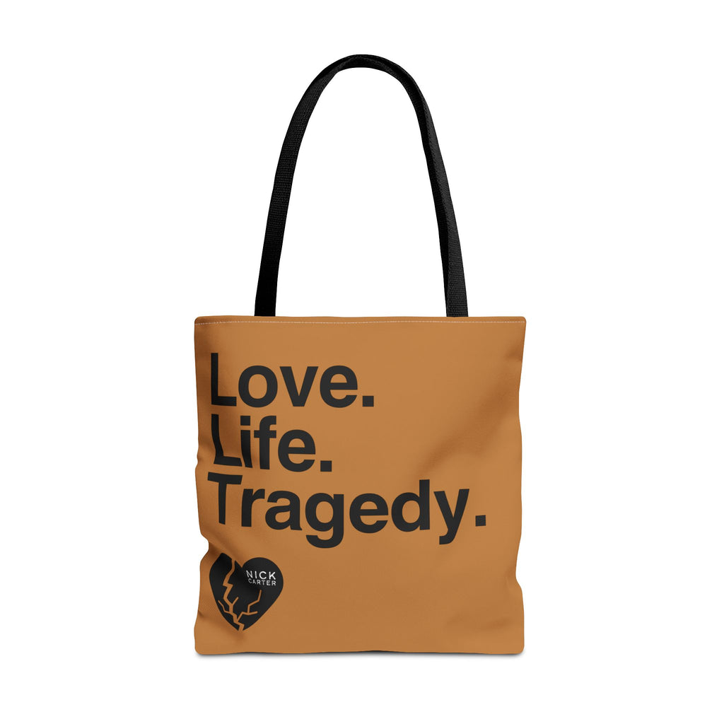 Love Life Tragedy Minimalist Large Tote Bag