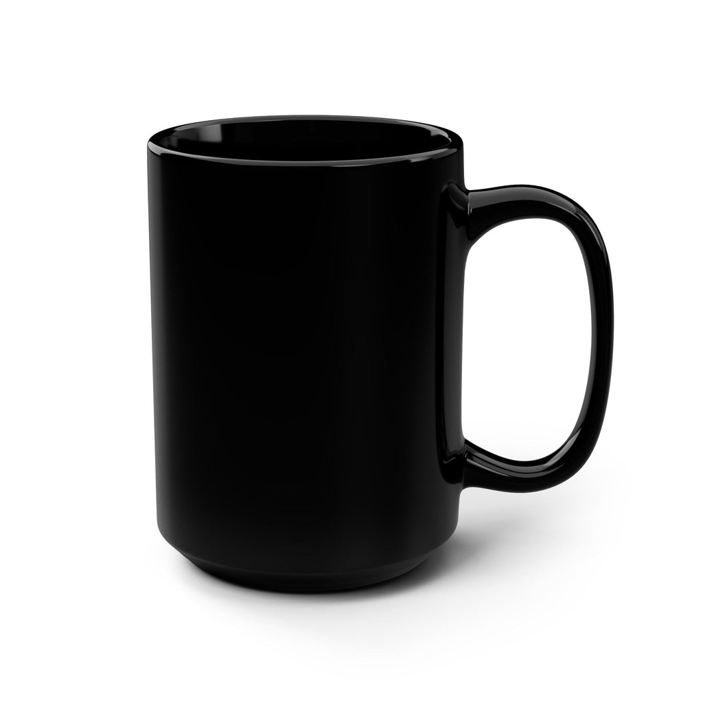 NC Heart Black Mug