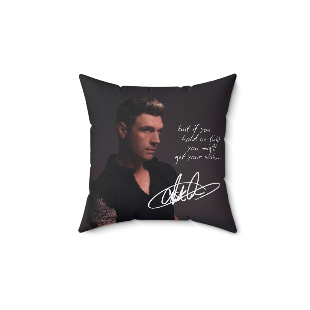 Hey Kid Lyric Throw Pillow