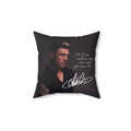Hey Kid Lyric Throw Pillow