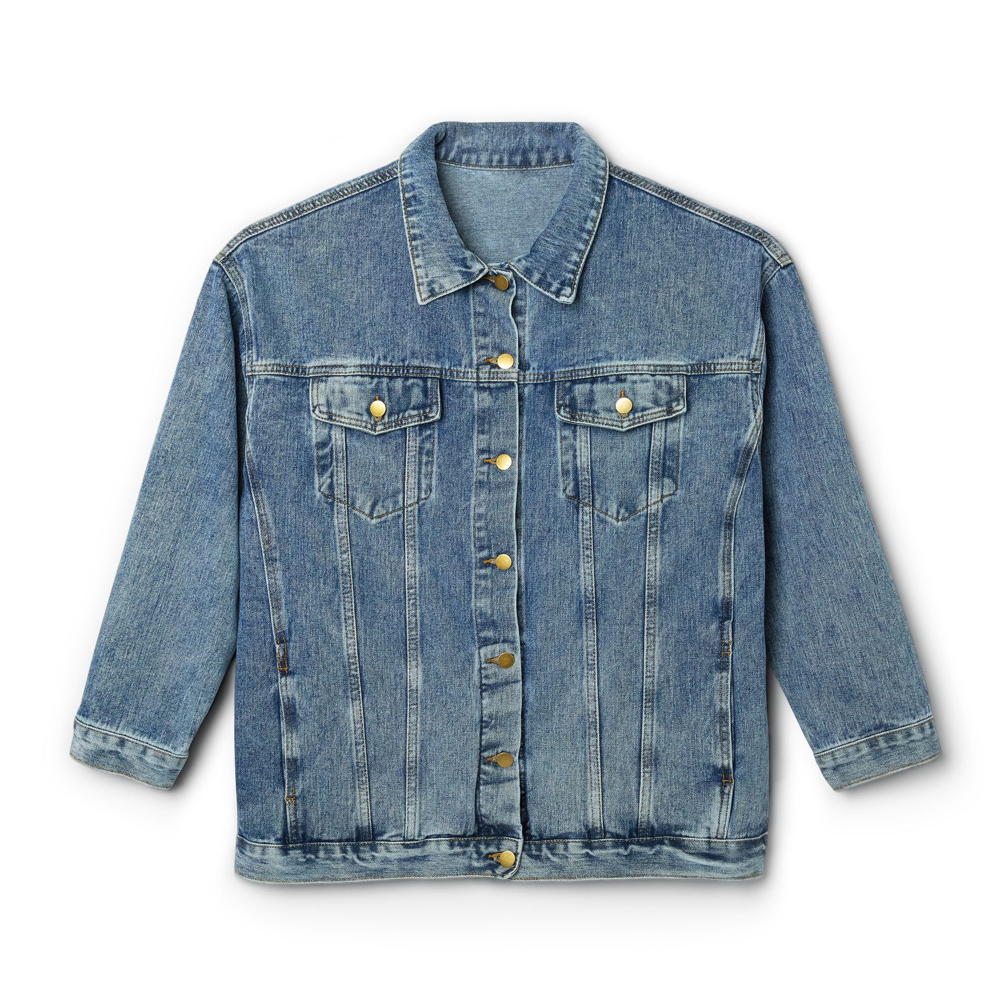 NC Heart Oversized Denim Jacket