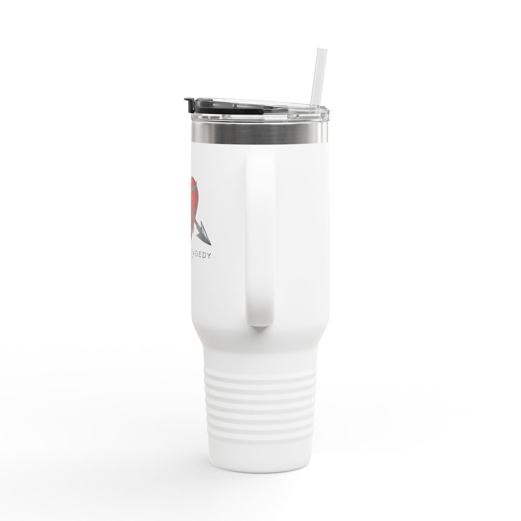 Love Life Tragedy 40oz Insulated Travel Tumbler