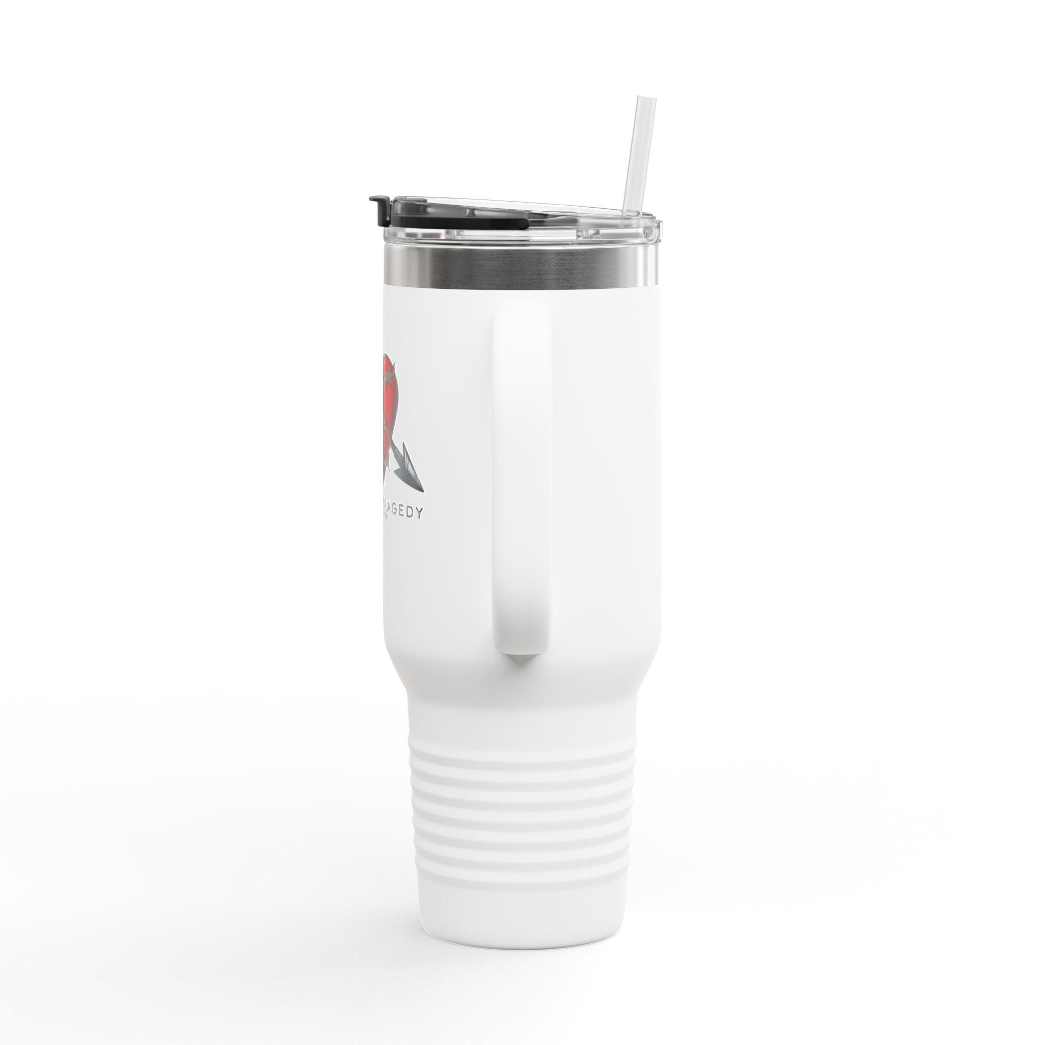 Love Life Tragedy 40oz Insulated Travel Tumbler