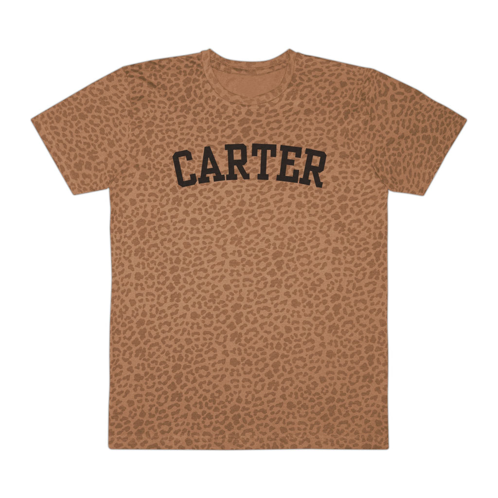 CARTER Name Leopard T-Shirt