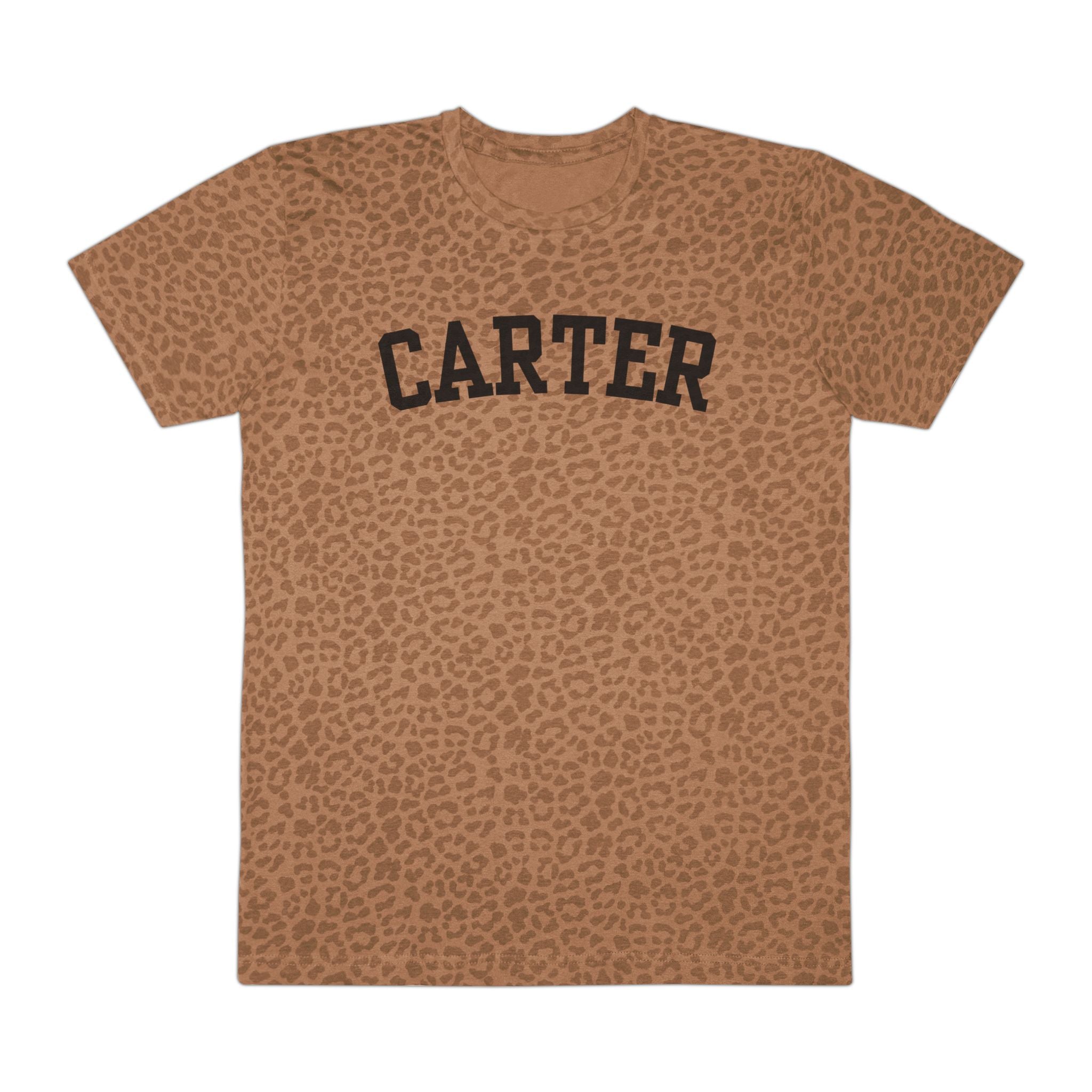 CARTER Name Leopard T-Shirt
