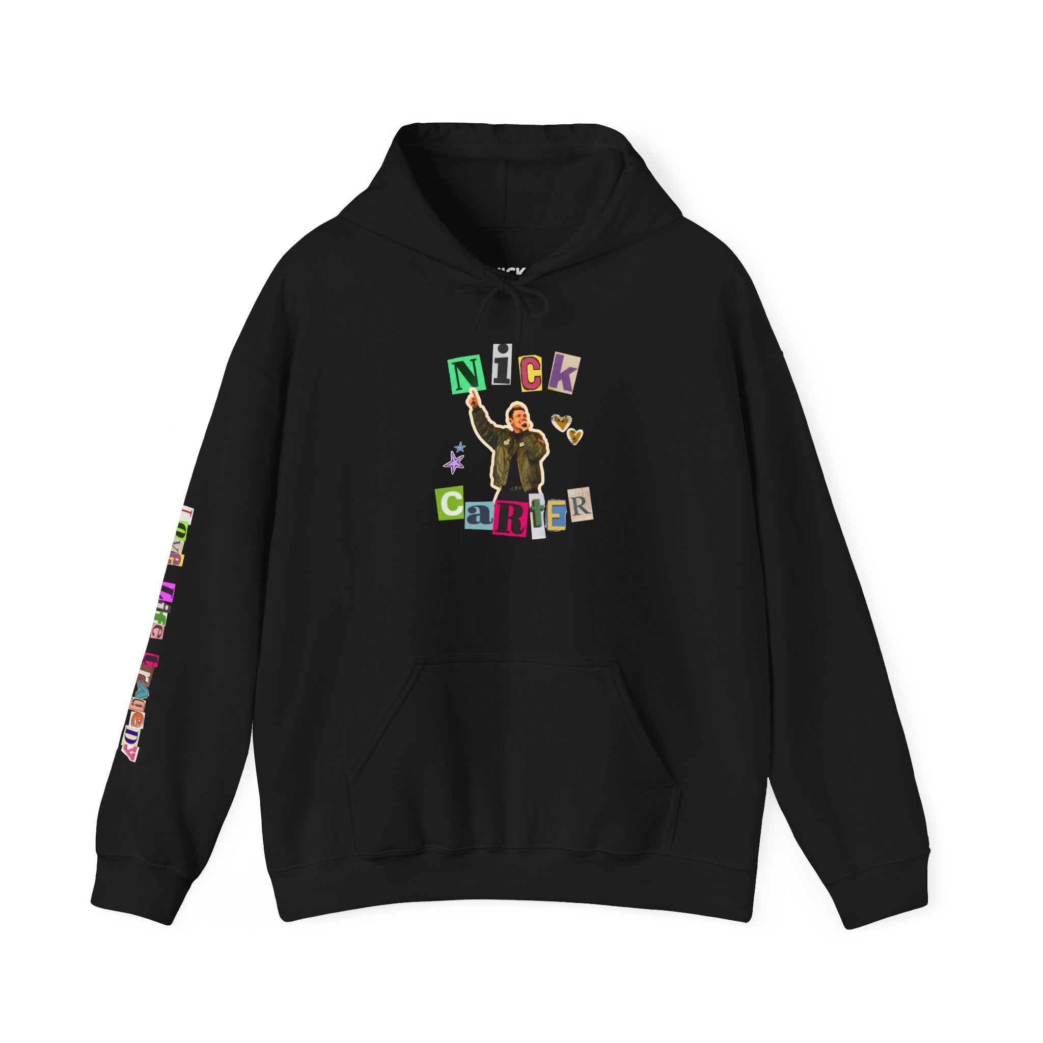 Love Life Tragedy Old School Scrapbook Hoodie