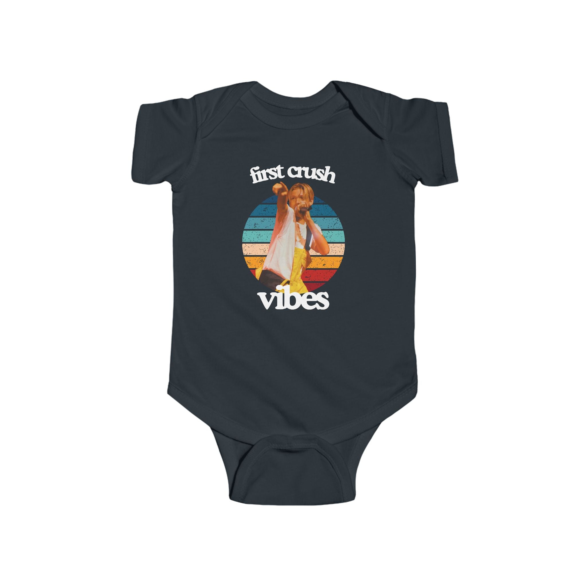 90's Baby Collection - First Crush Vibes Baby Bodysuit