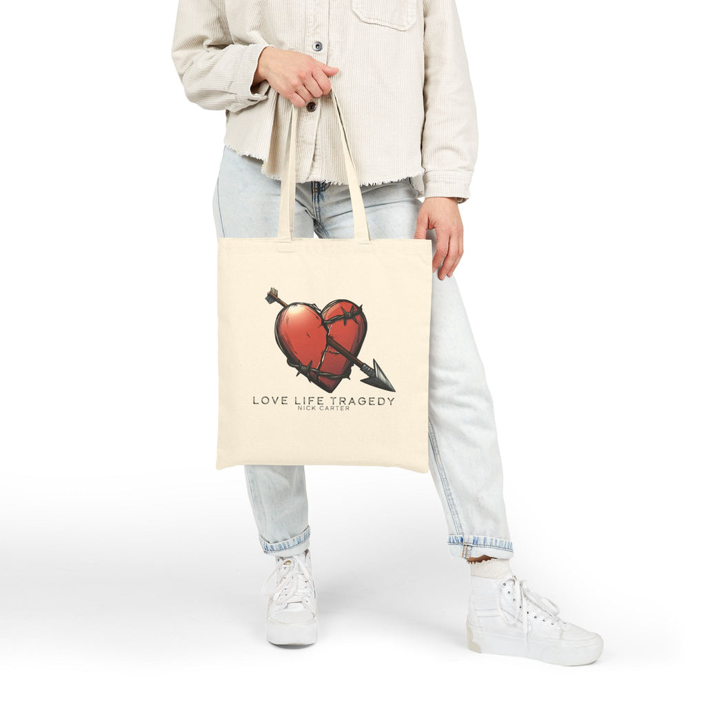 Love Life Tragedy Canvas Tote