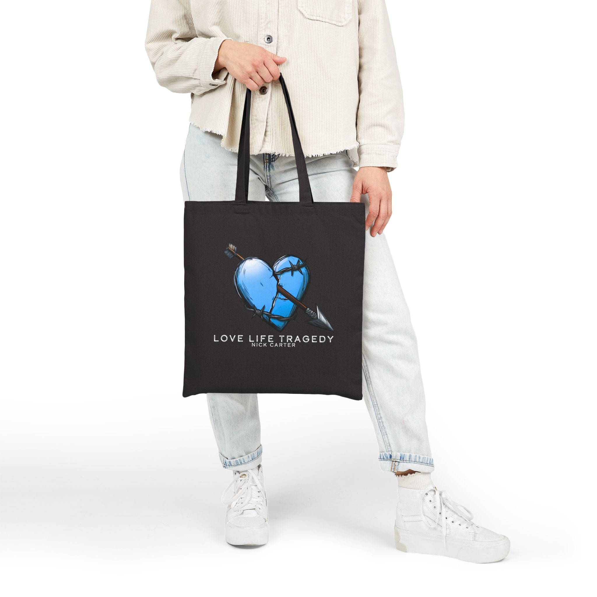 Love Life Tragedy Canvas Tote