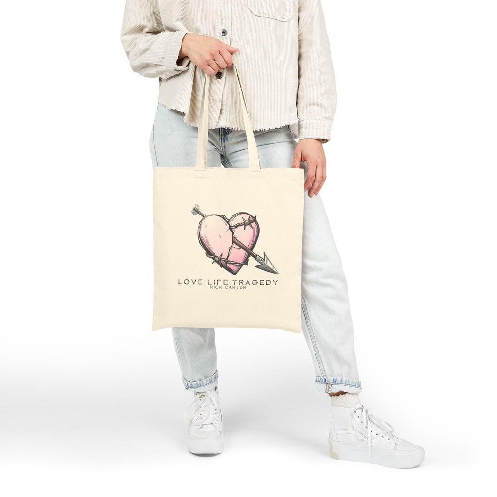 Love Life Tragedy Canvas Tote