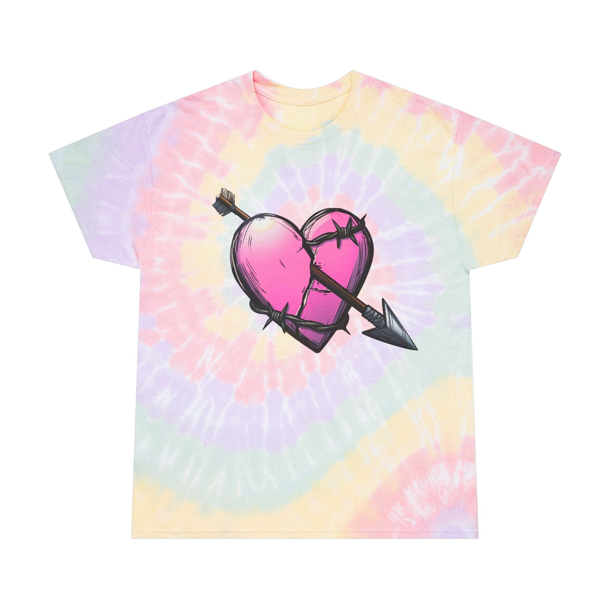 Love Life Tragedy Heart Tie Dye T-Shirt