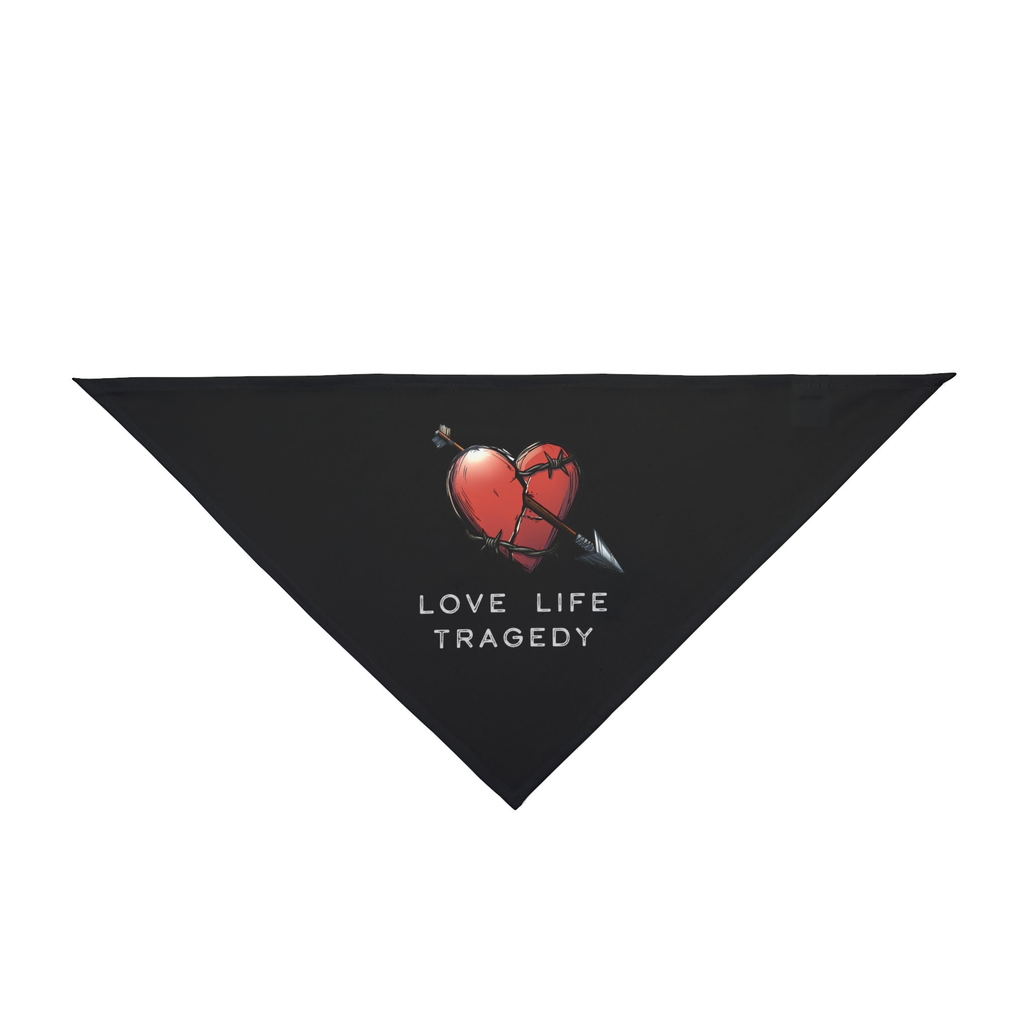 Love Life Tragedy Pet Bandana
