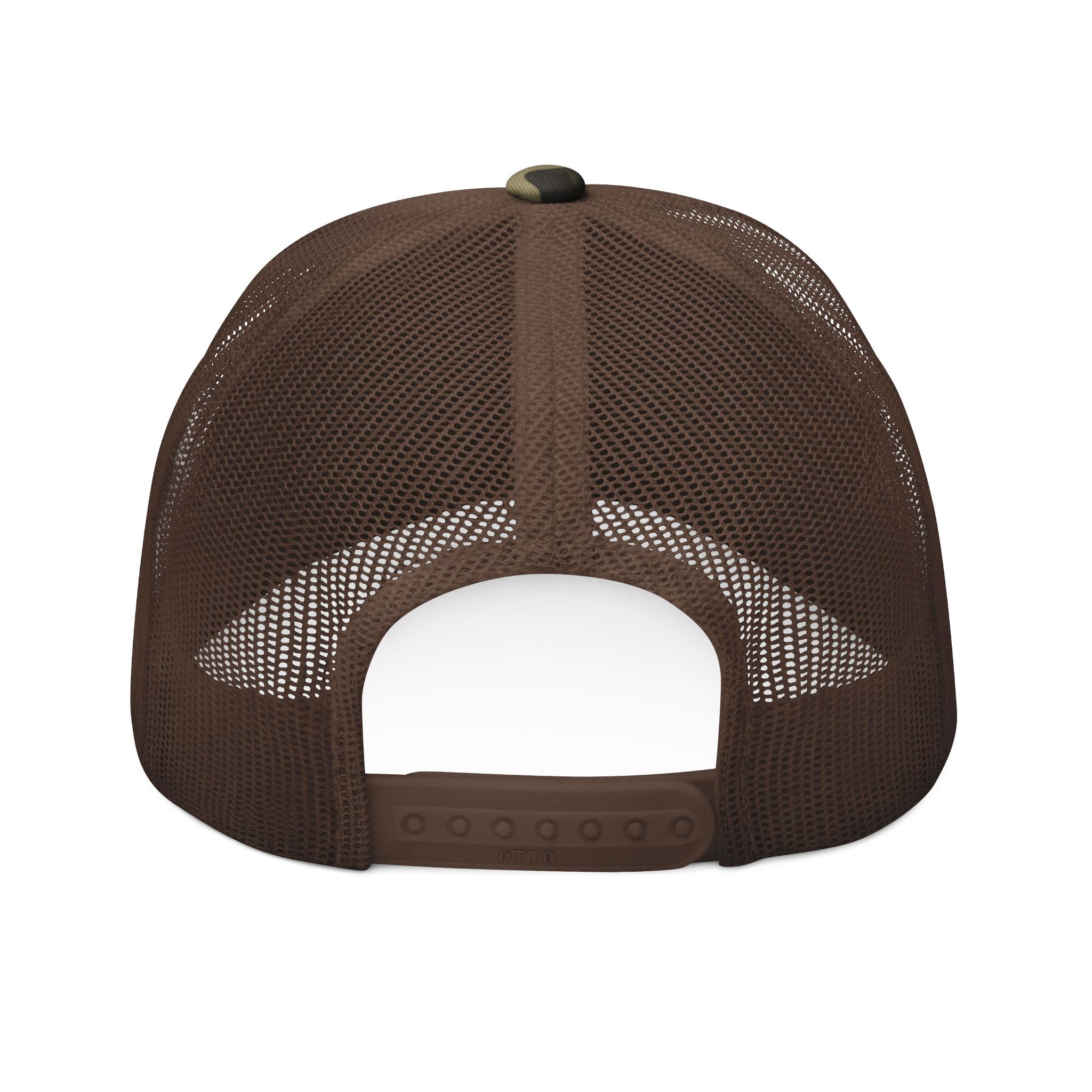 Love Life Tragedy Embroidered Camo Trucker Hat