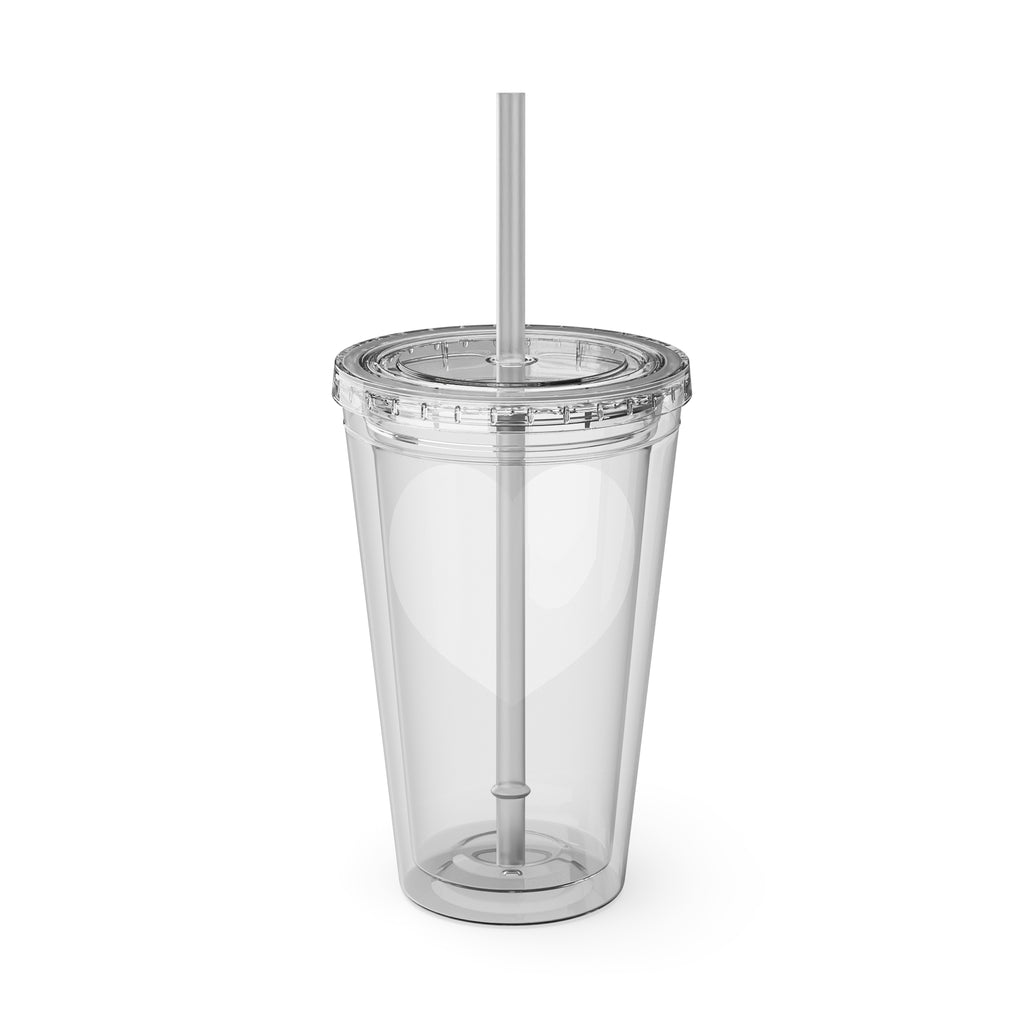 NC Heart Acrylic Cup