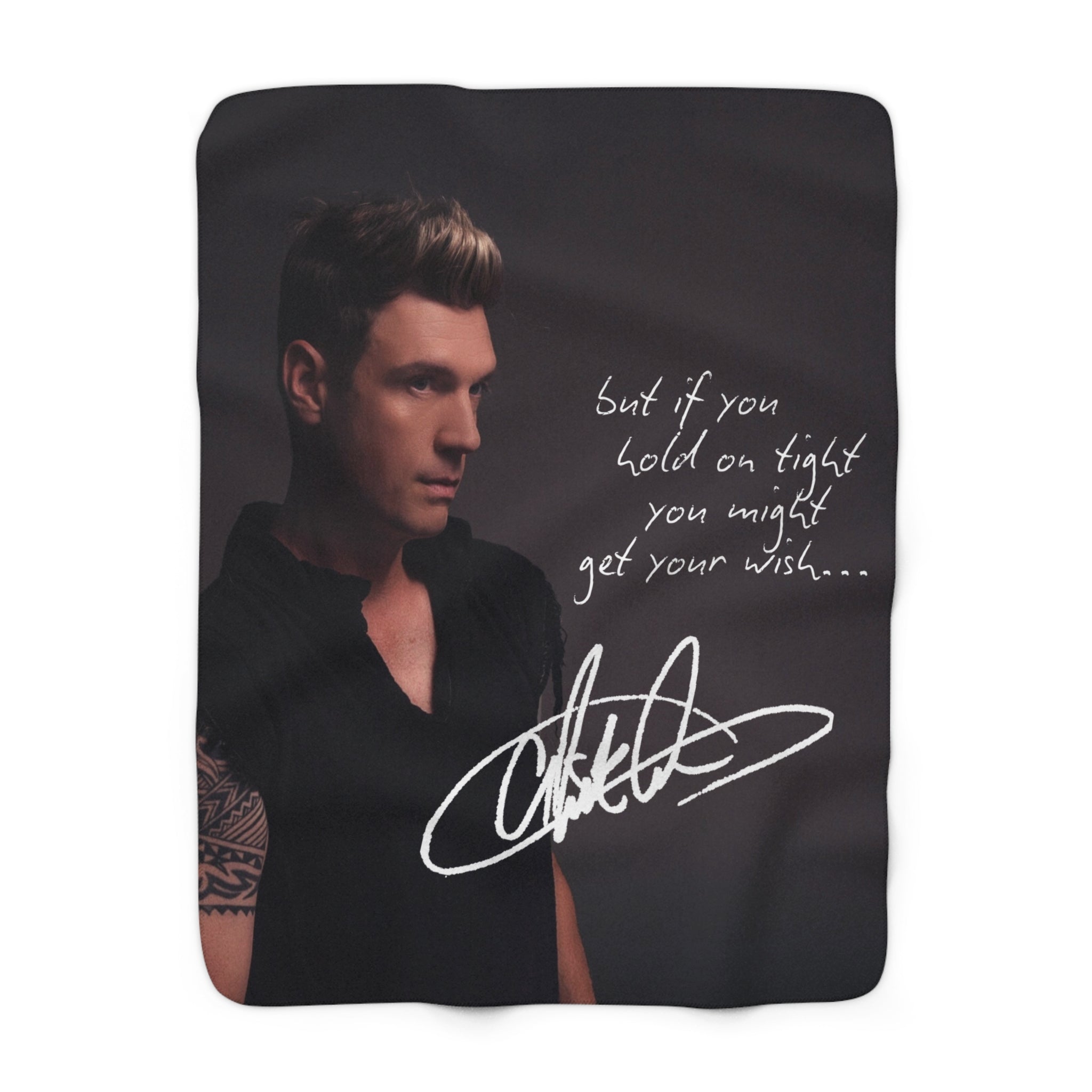 Hey Kid Lyrics Sherpa Fleece Blanket