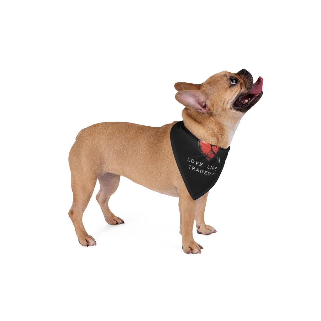 Love Life Tragedy Pet Bandana