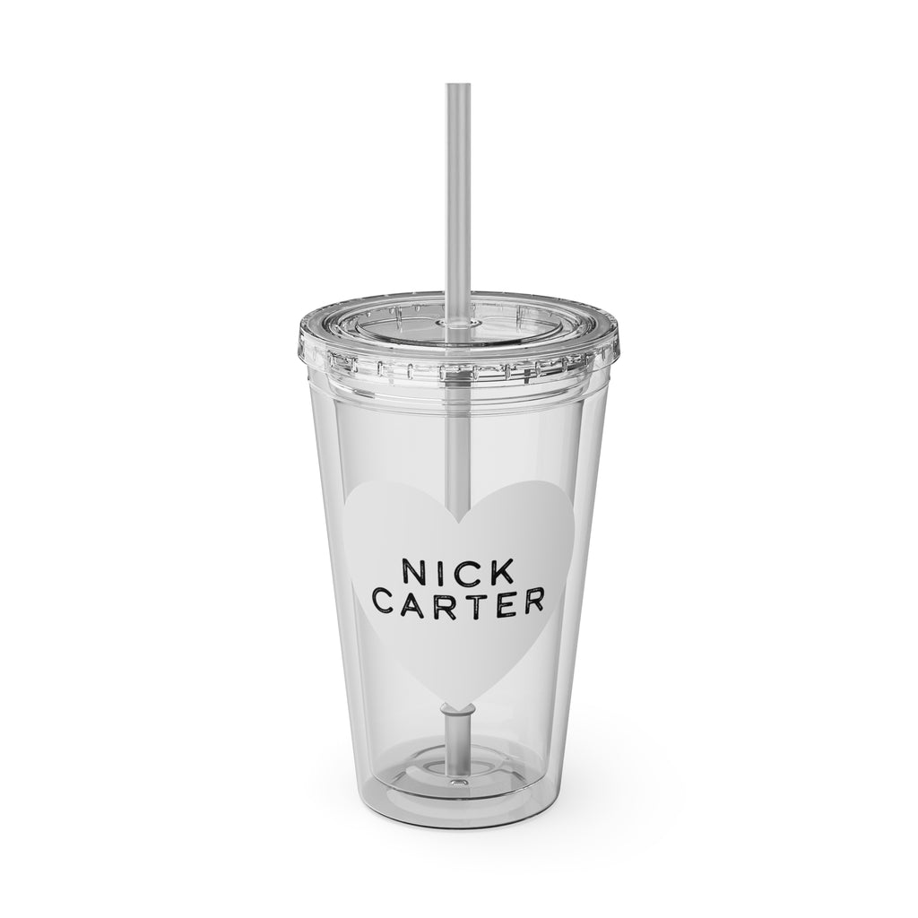 NC Heart Acrylic Cup