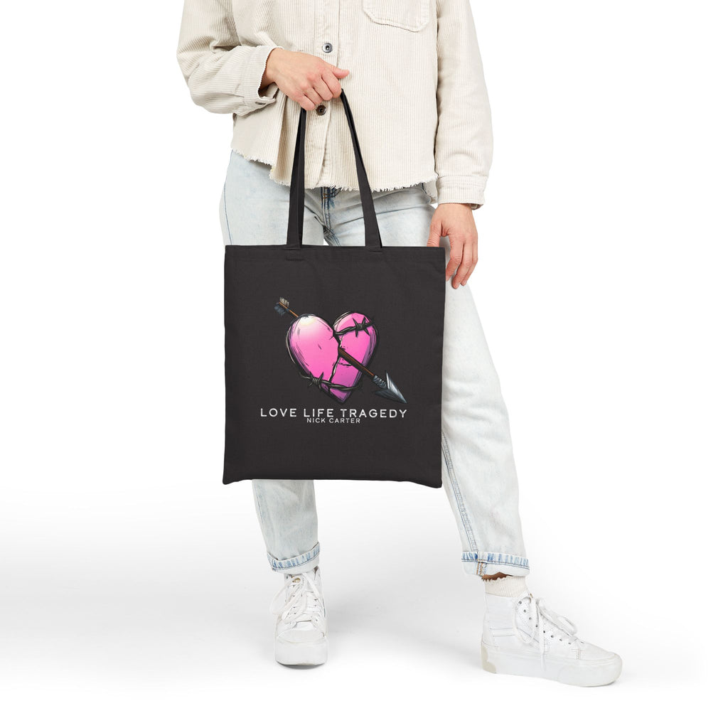 Love Life Tragedy Canvas Tote