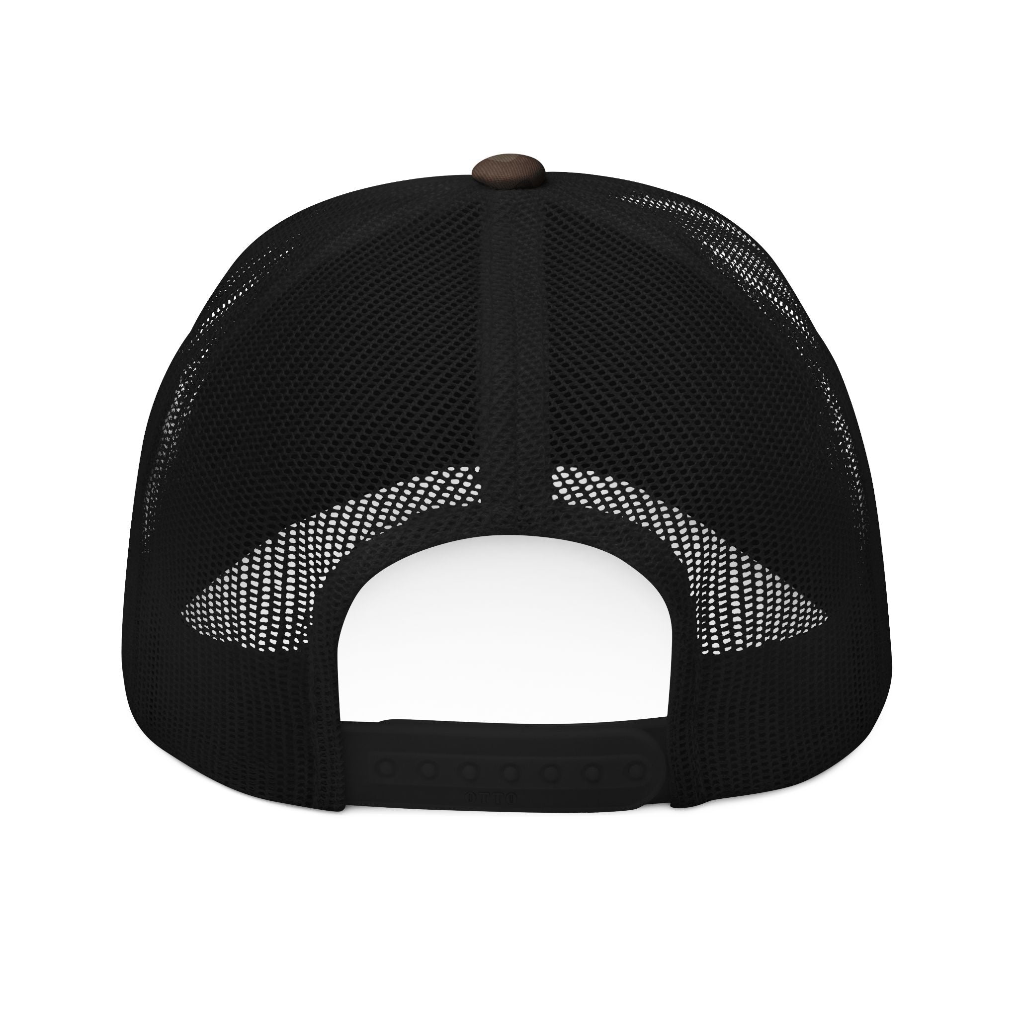 Love Life Tragedy Embroidered Camo Trucker Hat