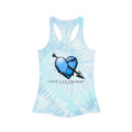 Love Life Tragedy Heart Tie Dye Tank Top